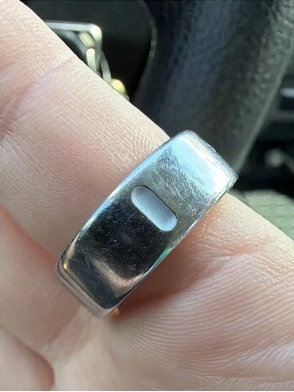 Oura Ring silver size 9